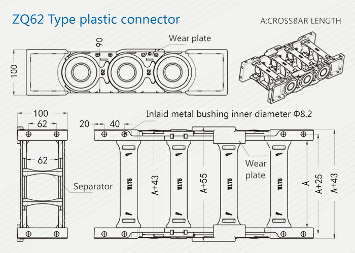 ZQ62-အမျိုးအစား-ပလပ်စတစ်-ချိတ်ဆက်ကိရိယာ